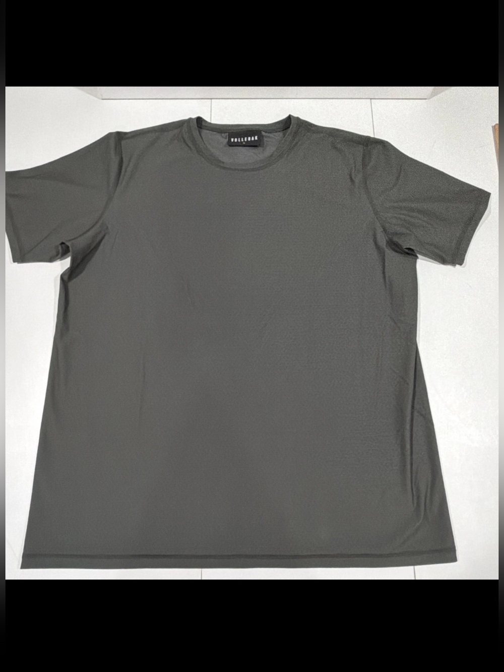 Vollebak Carbon Fiber T-Shirt Mens XL 2% Carbon Fiber Gray Performance